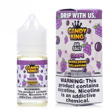 Candy King On Salt Grape Bubblegum E-juice 30ml