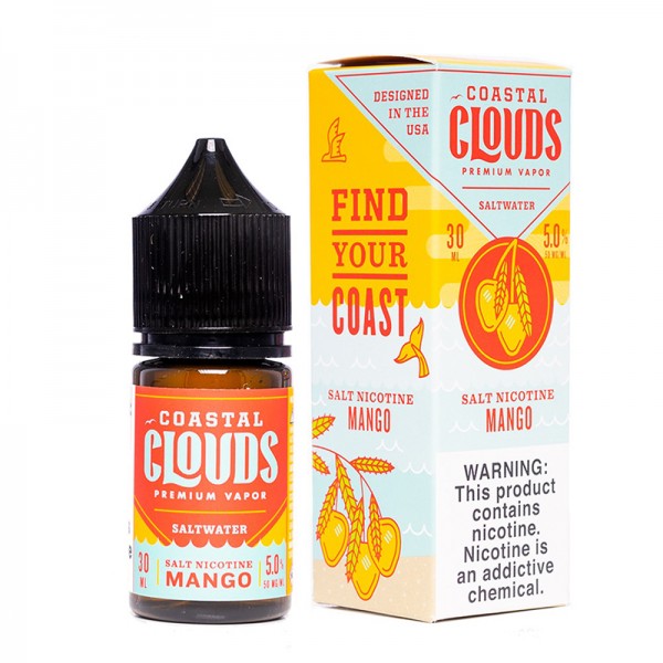Coastal Clouds Saltwater Mango E-juice 30ml