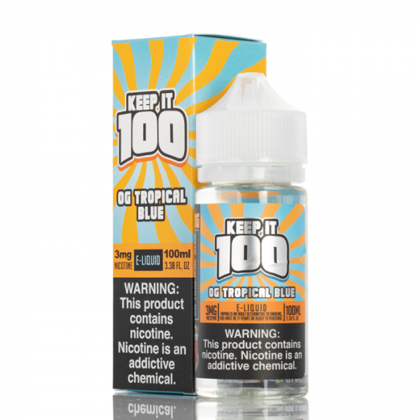 Keep It 100 OG Tropical Blue E-liquid 100ml