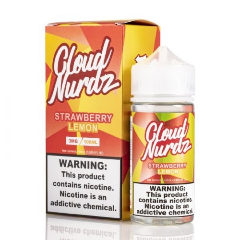 Cloud Nurdz Strawberry Lemon E-Juice 100ml